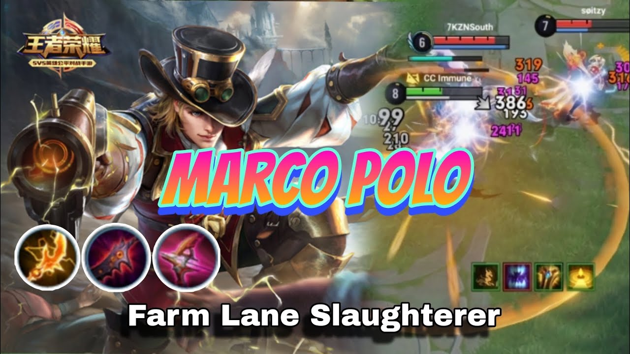Honor of Kings: Marco Polo 19-Kill Hard Carry 1v9 Game