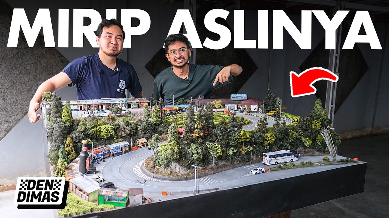 PUNCAK VERSI MINI‼️ Ini Dia Spesialis Pembuat Diorama Untuk Mainan Mobil Diecast 1:64