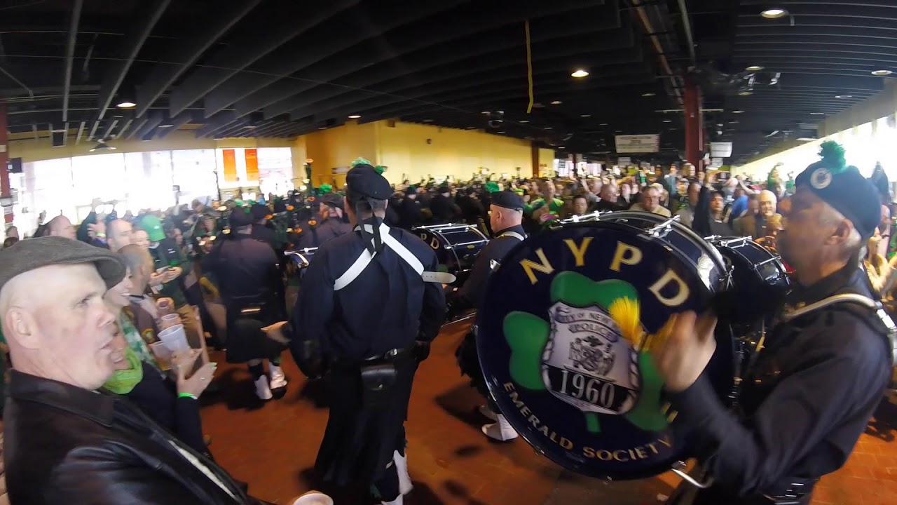 nypd pipes and drums police emerald party jay creature