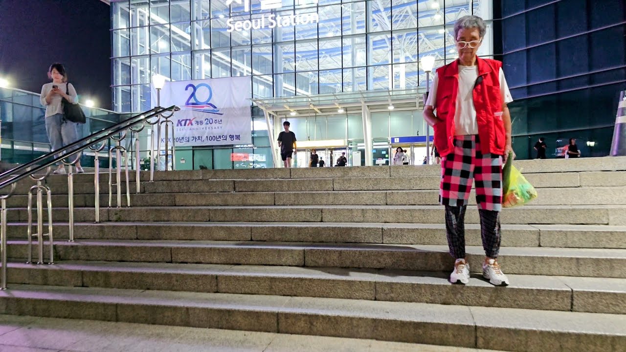 Dystopian Seoul: Midnight Walk to Seoul Station Displays & KTX Access