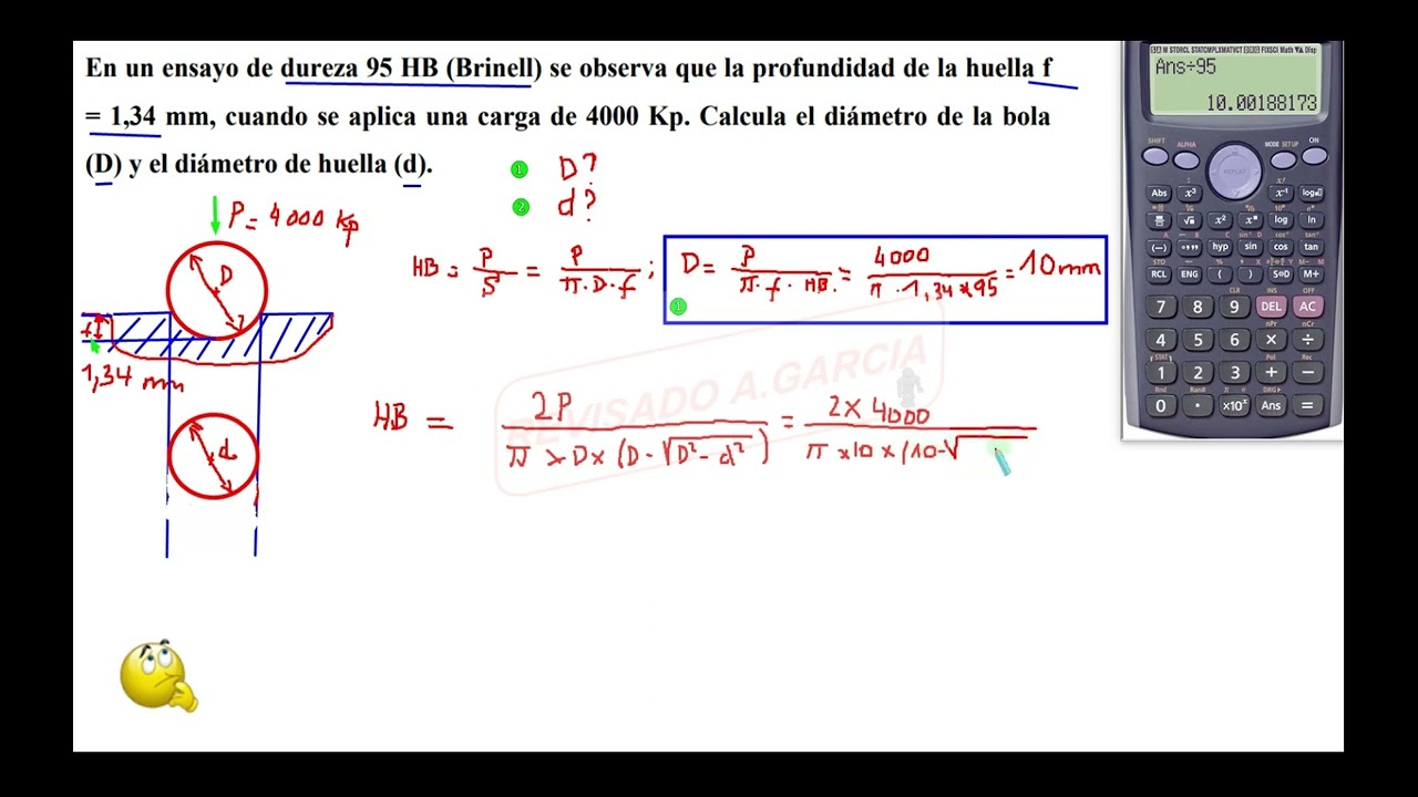 Más problemas ensayo Brinell de Dureza