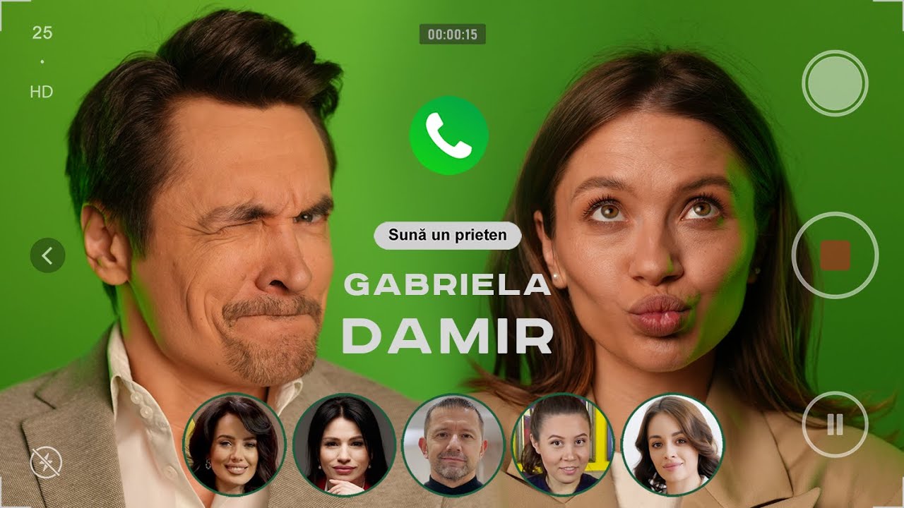 SUNĂ UN PRIETEN cu Gabriela Damir și prietenii ei: Diana Ballerini, Cristina Evtodii și Dorin Damir
