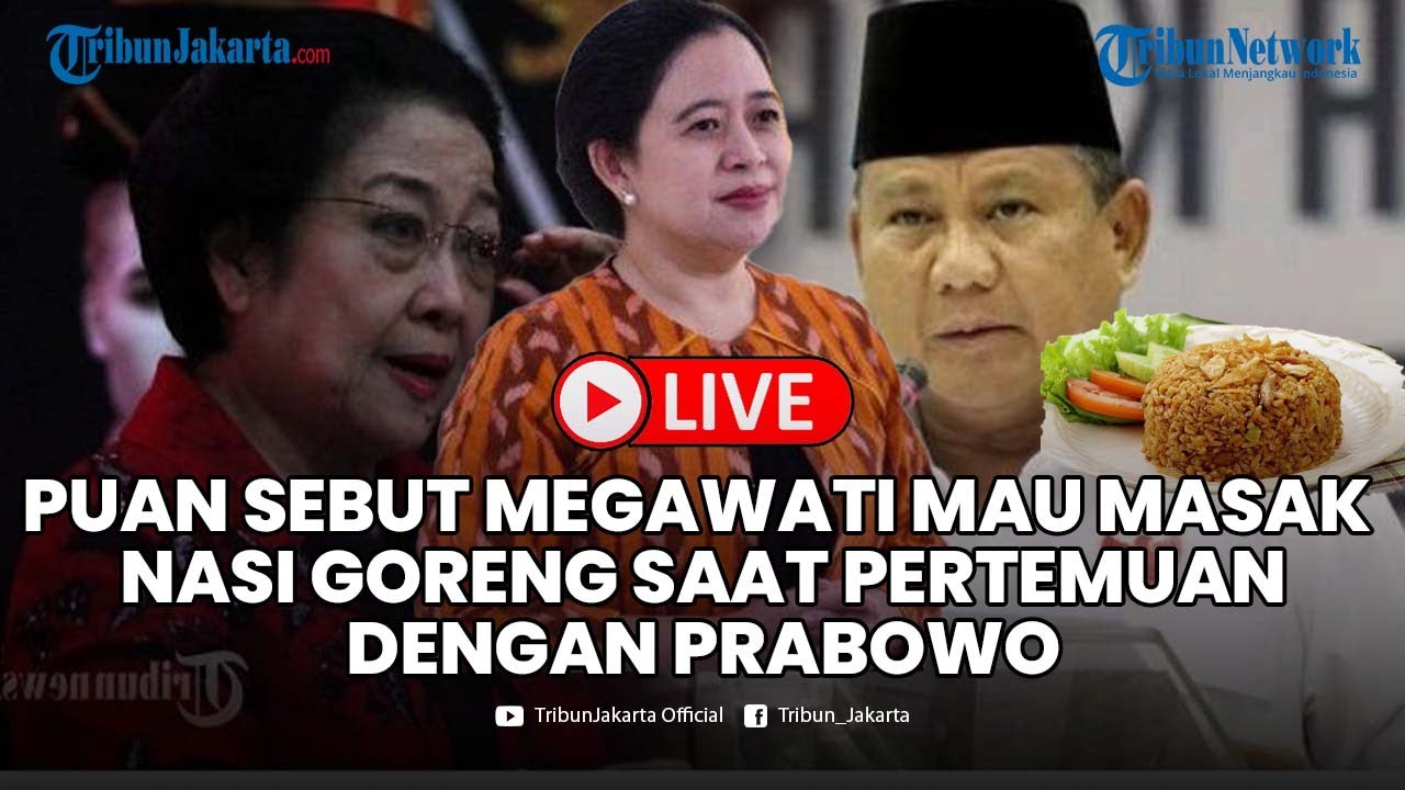 🔴Reaksi Puan soal PDIP Dapat Jatah Menteri di Kabinet Prabowo, Sebut Megawati Mau Masak Nasgor