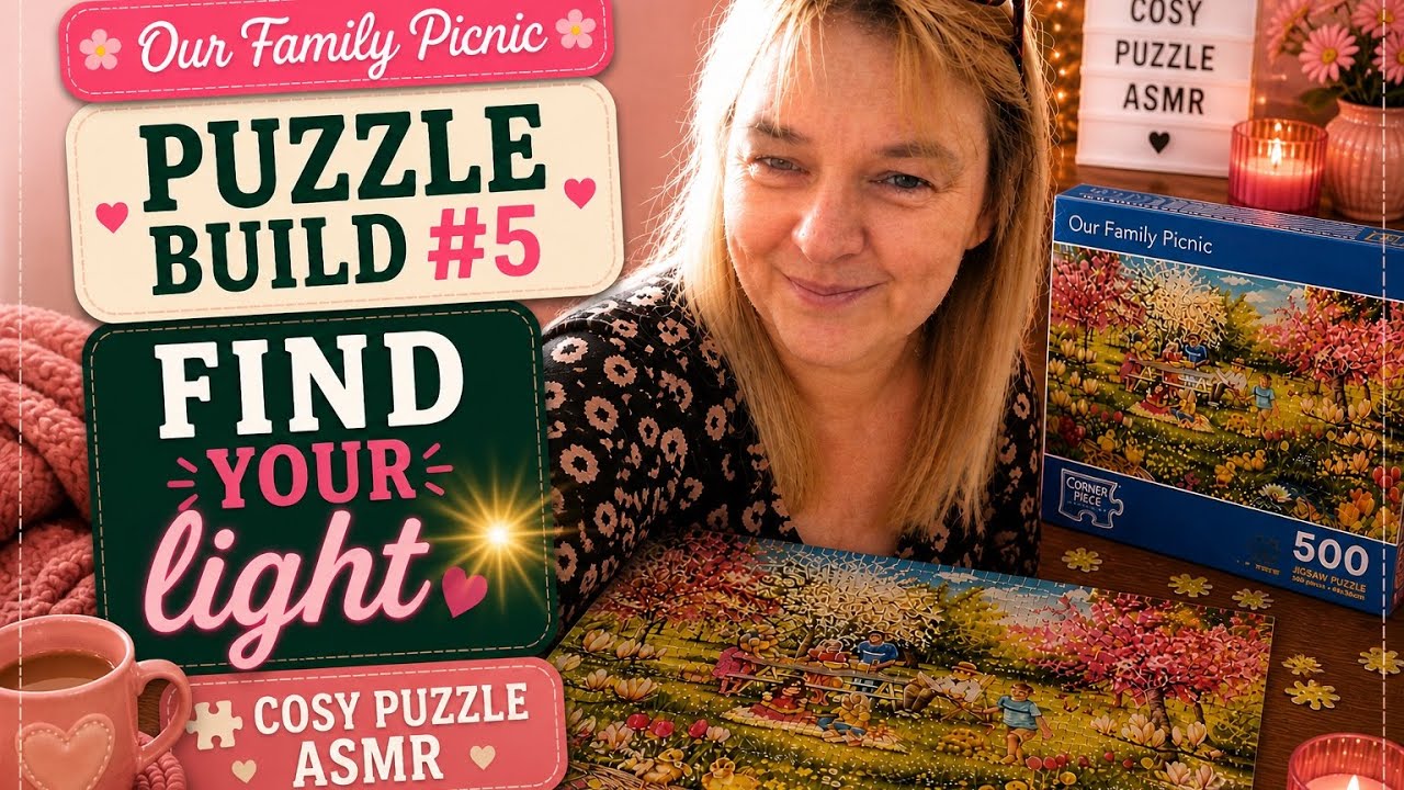 20 minutes of Calm Puzzle ASMR | When everything feels dark… Find Your Light 🌞 🧩 