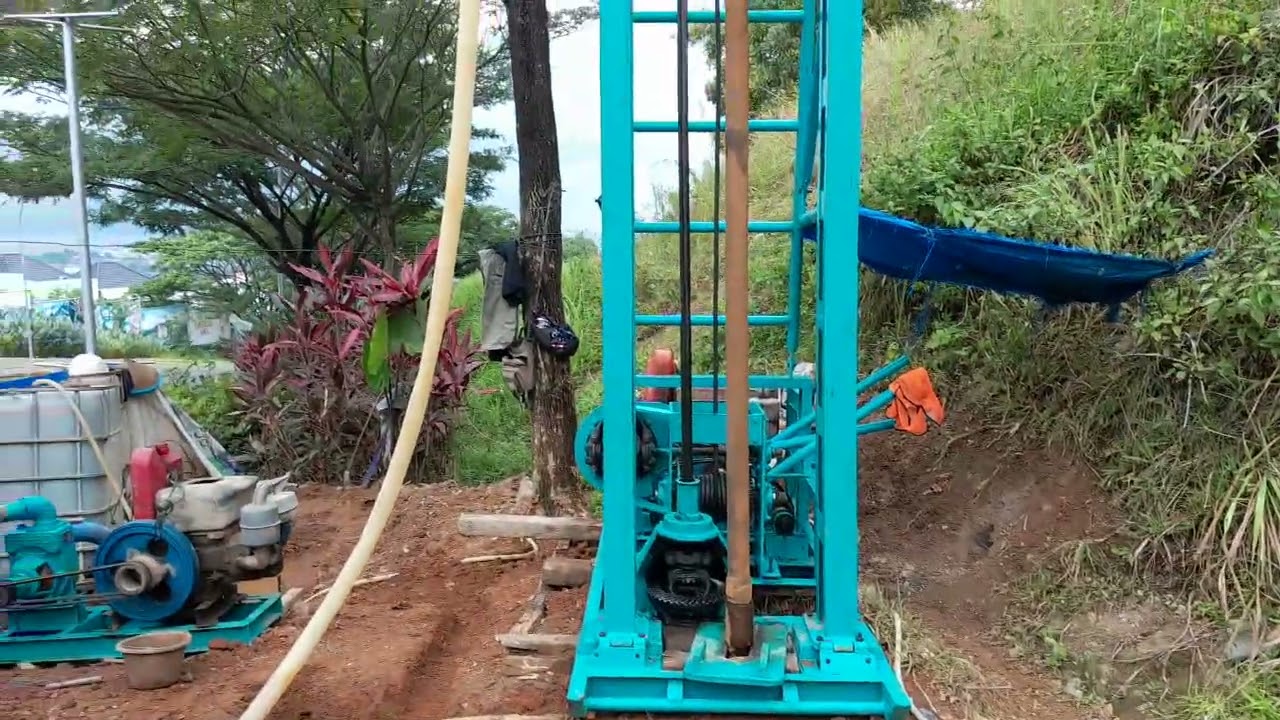 mang oglek mau buat sumur bor kedalaman 150 meter.@mang acun bor