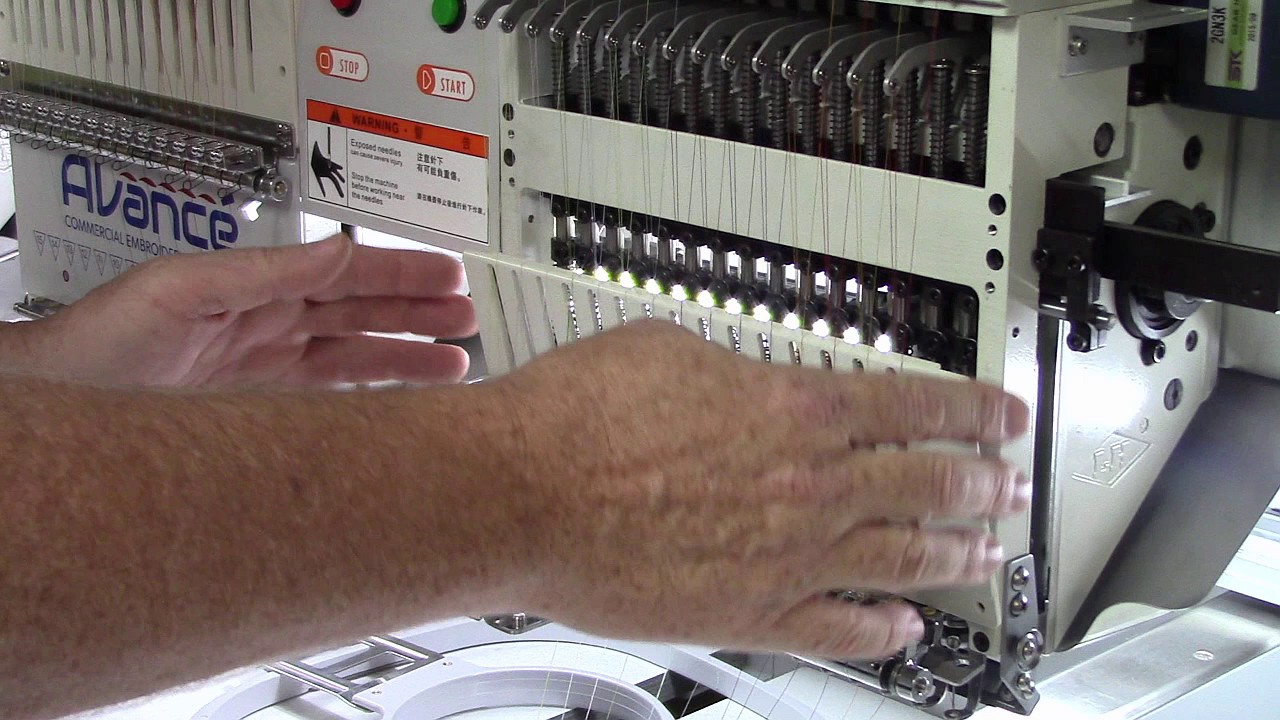 Avance Multihead Maintenance | How to Set Needle Depth