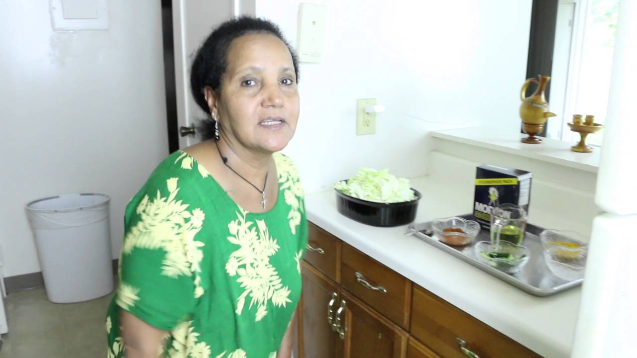 Ethiopian Food "How to Make Tikil Gomen/Cabbage" የጥቅል ጎመን አሰራር