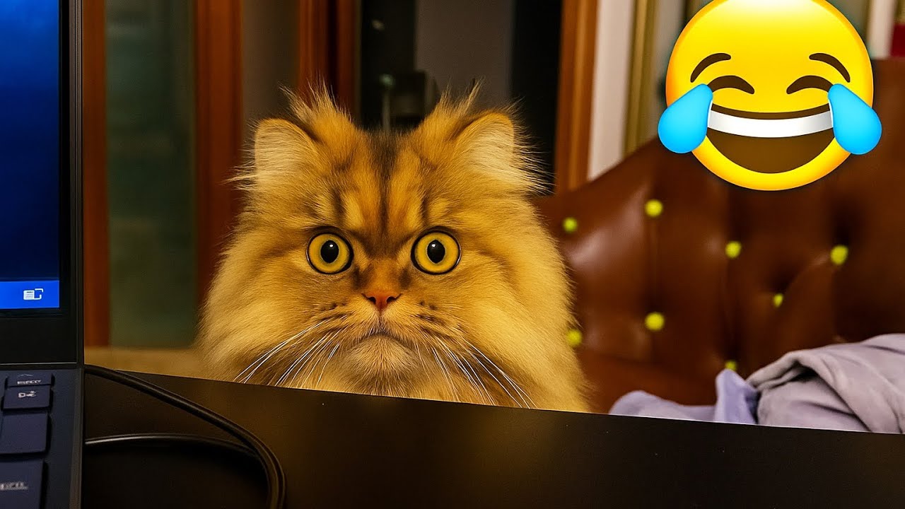 😹 Постарайтесь не смеяться – Самые смешные кошки и собаки 2025 года 🐶 | Уморительные реакции живо...