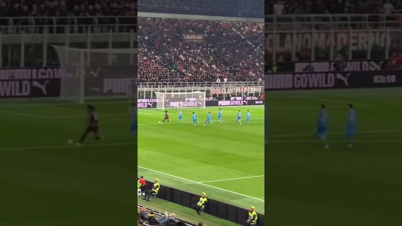 Leao vs 7 Napoli players ☠️😭