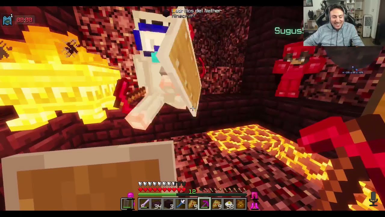 FARGAN conoce el NETHER en TORTILLLA: ASFIXÍA a JUAN EN LAVA y HACKEA EL SERVER JAJAJAJ