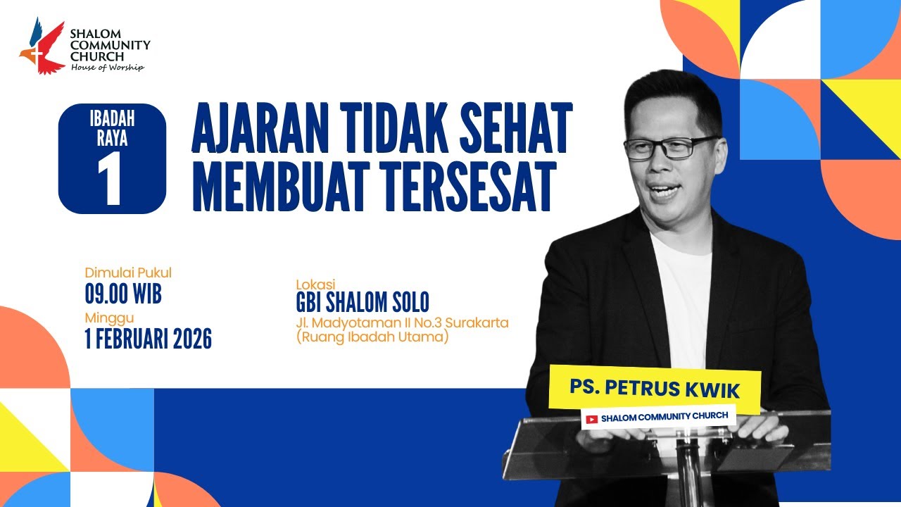 Ibadah Raya 1 SCC - Minggu, 1 Februari 2026 