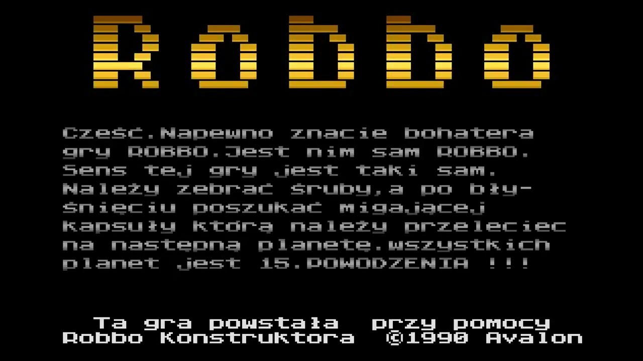 ATARI 8BIT XL XE ROBBO 4 400 800 600 1200 1400 1450 ATARIMANIA COM SITE LOOK