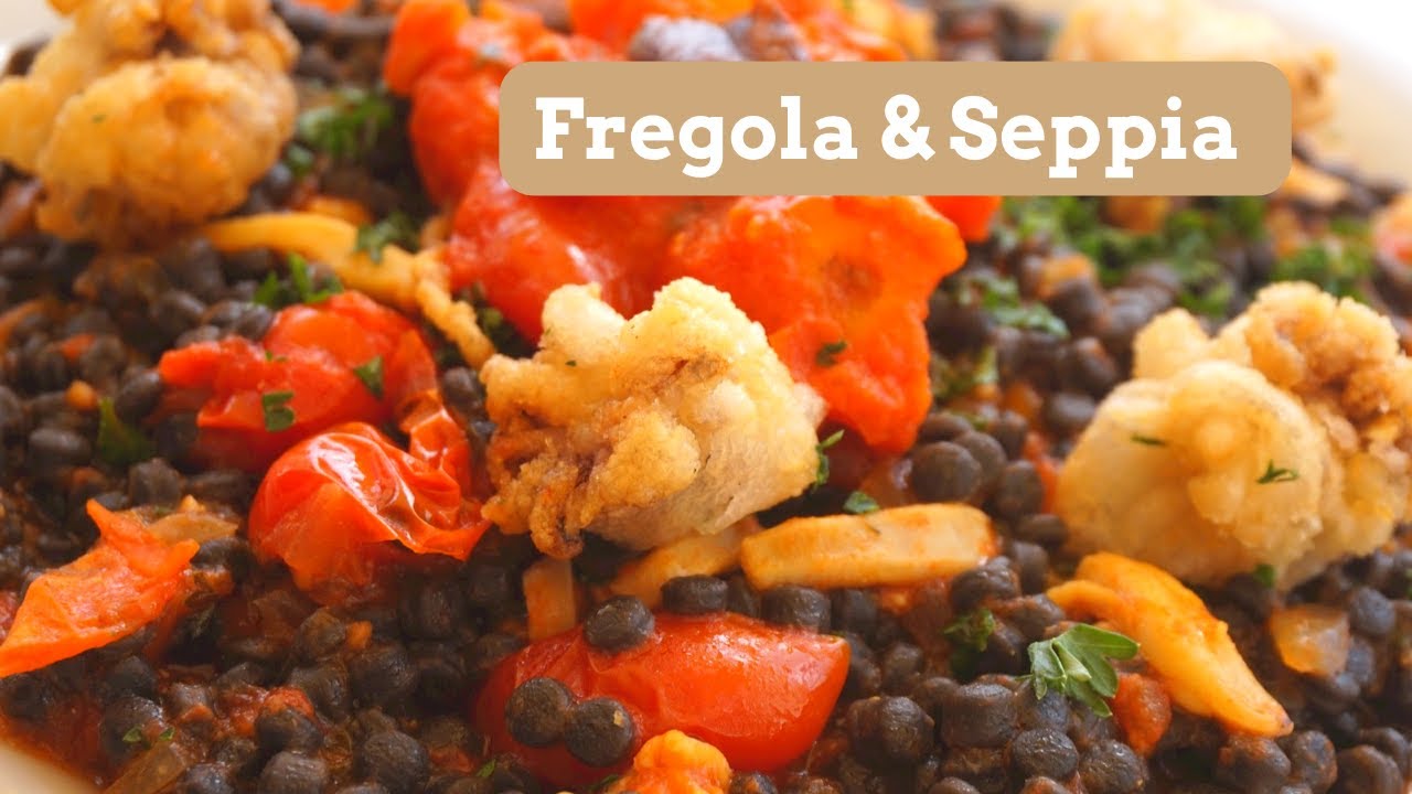 FREGOLA E SEPPIA | The pasta you have NEVER seen before | SARDEGNA