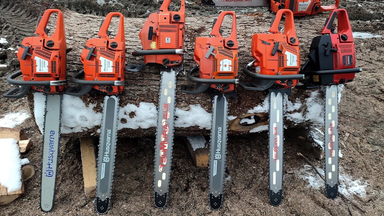 Big frozen oak and Husqvarna 371xp, 372xt, 372OE, 288xp, Jonsered 630