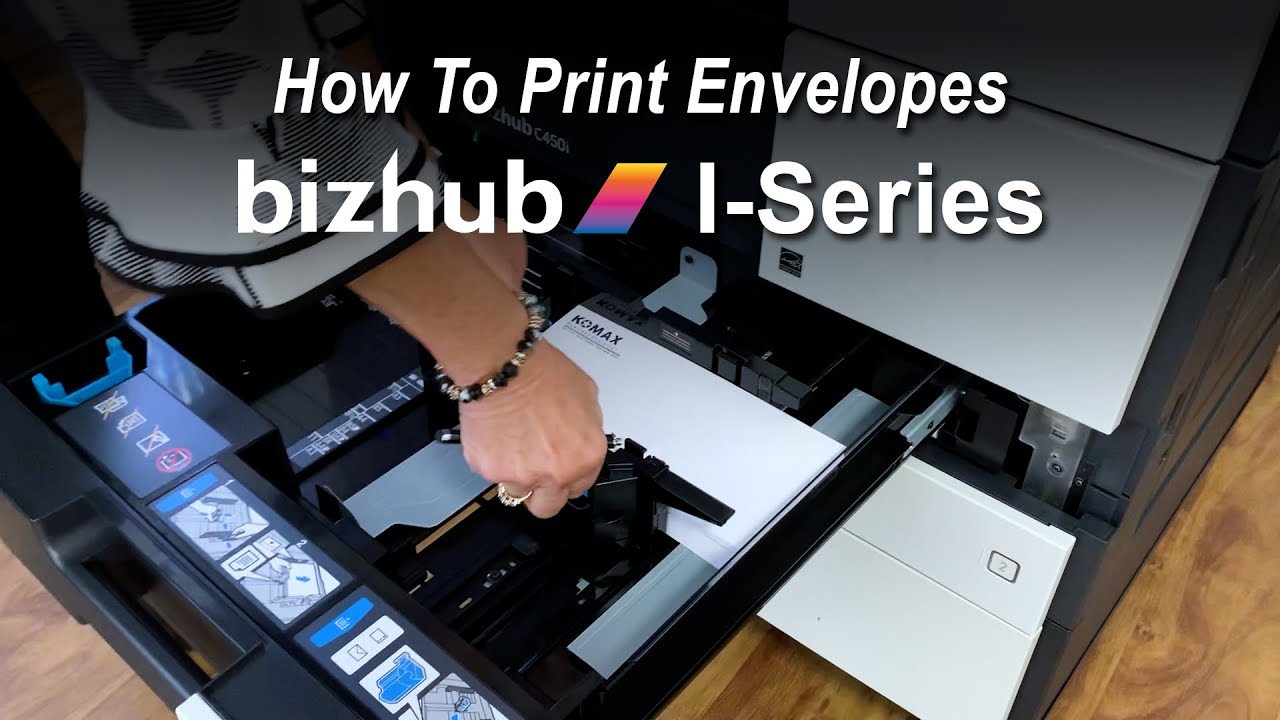 Printing Envelopes on a bizhub I-Series MFP