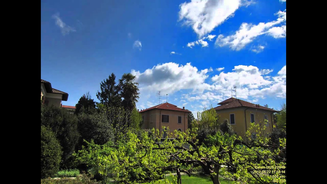 CHDK timelapse test with Canon IXUS 220 HS