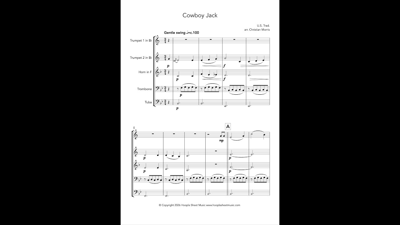 Cowboy Jack (Brass Quintet)