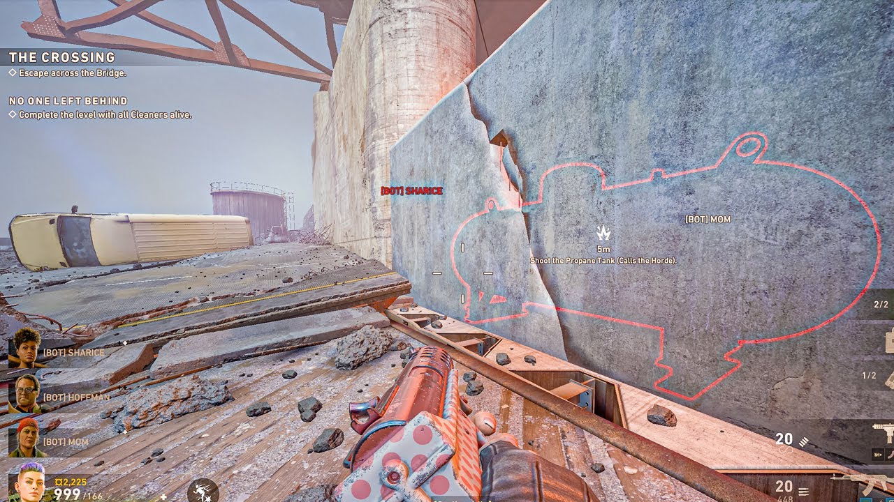 [Back 4 Blood] Skip Bridge Horde w/ Ripper + Finish Map