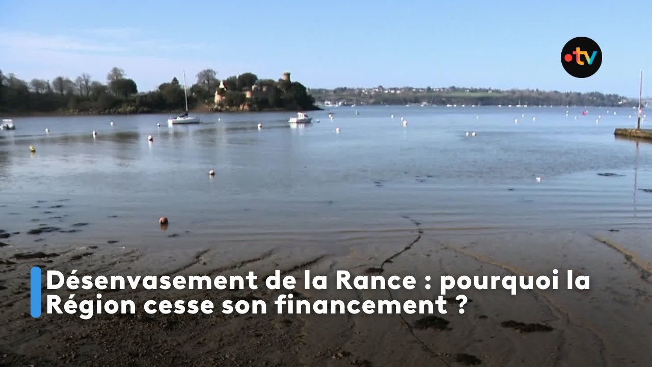 Pourquoi la Région cesse le financement du désenvasement de la Rance ?