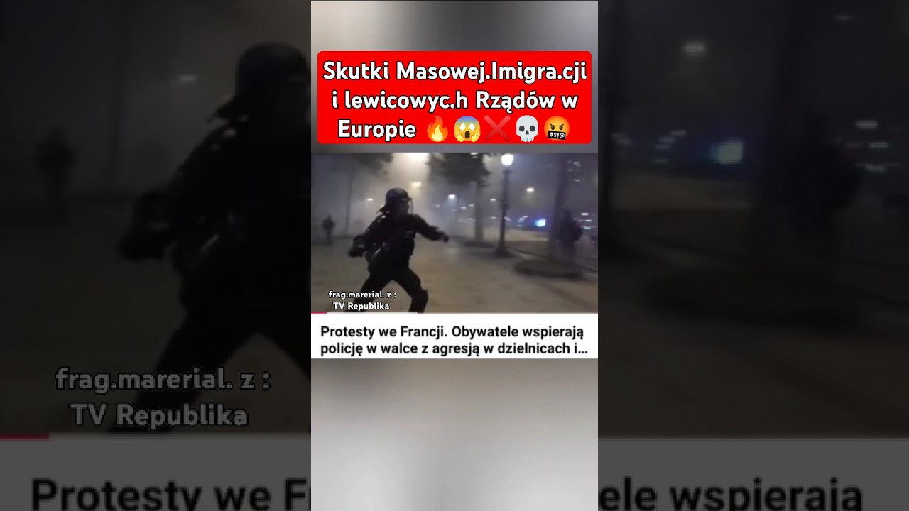😱🔥The Effects of Mass Immigration and Leftist Governments in Europe 🔥😱❌💀🤬 Fragment of material fr...