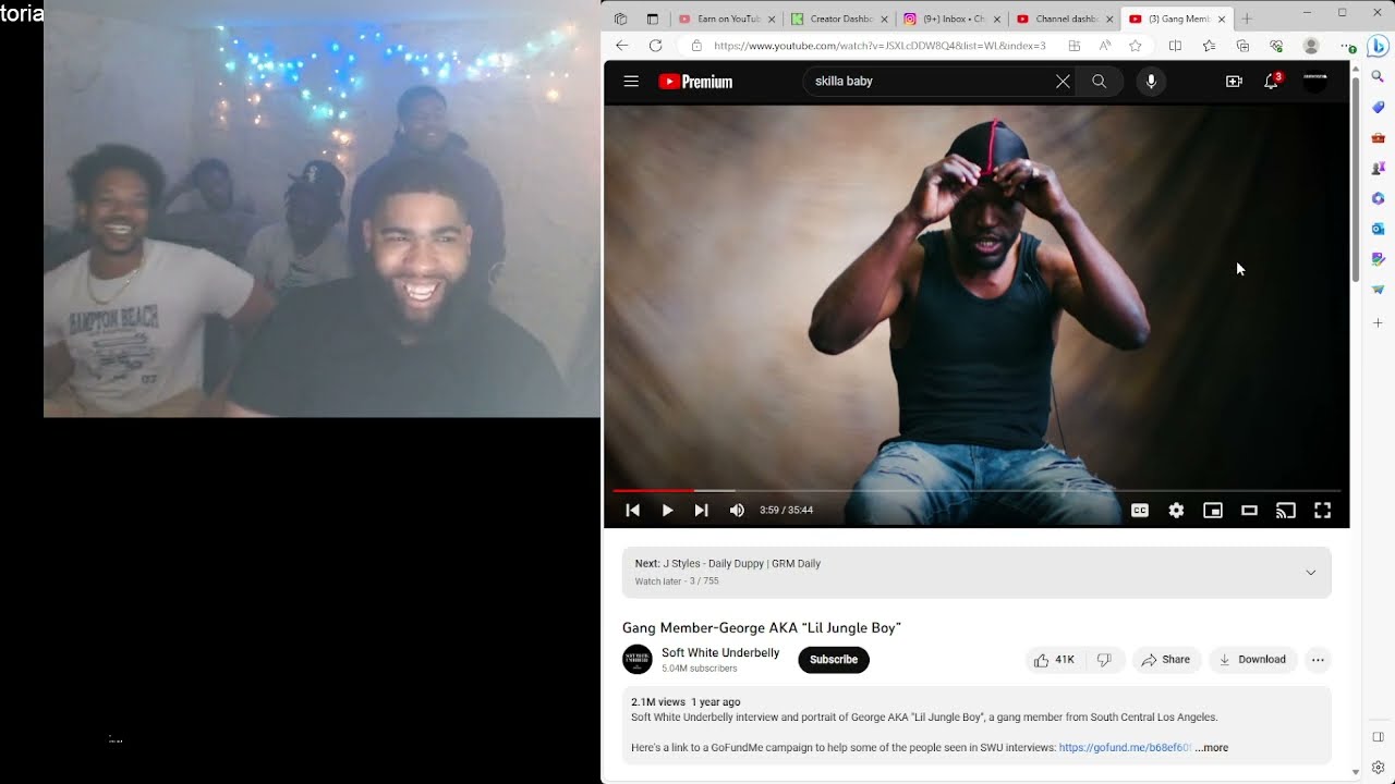 Gang Member-George AKA “Lil Jungle Boy”|Reaction
