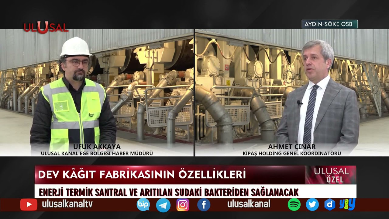 Kipaş Kağıt Ulusal Tv Röportajı