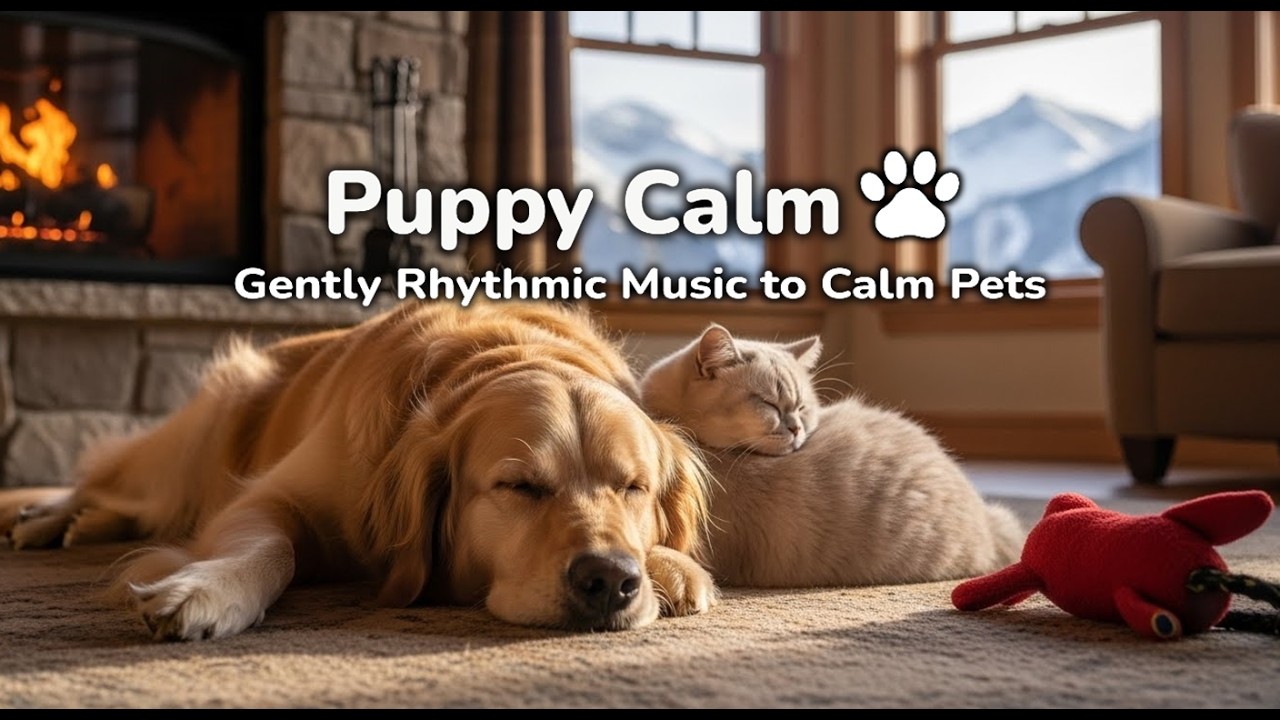 강아지와 고양이를 위한 편안한 음악_고요한 겨울 낮잠 Quiet Winter Nap – Relaxing Music for Dogs & Cats