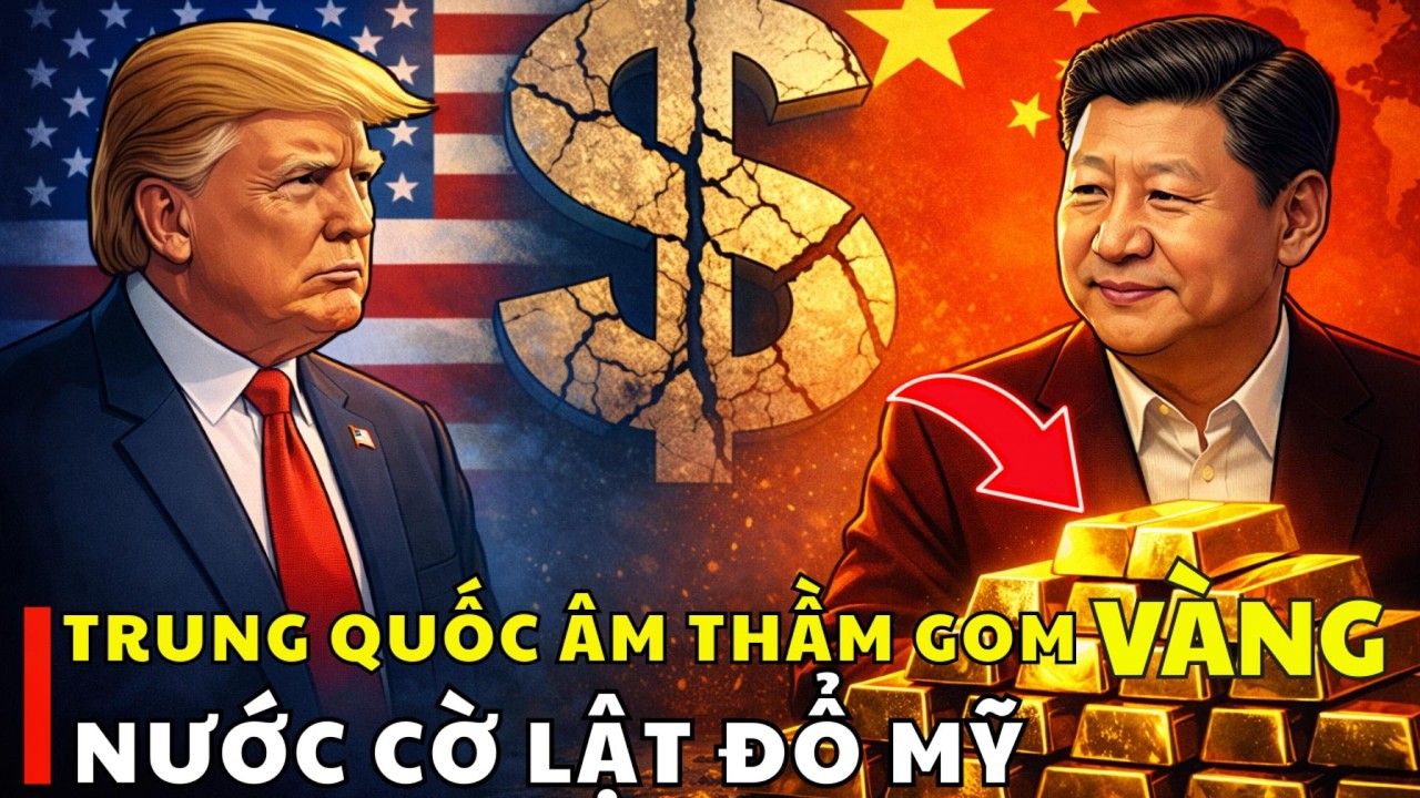 Trung Quốc Âm Thầm Gom Vàng: Nước Cờ Lật Ngược Thế Trận Với Mỹ