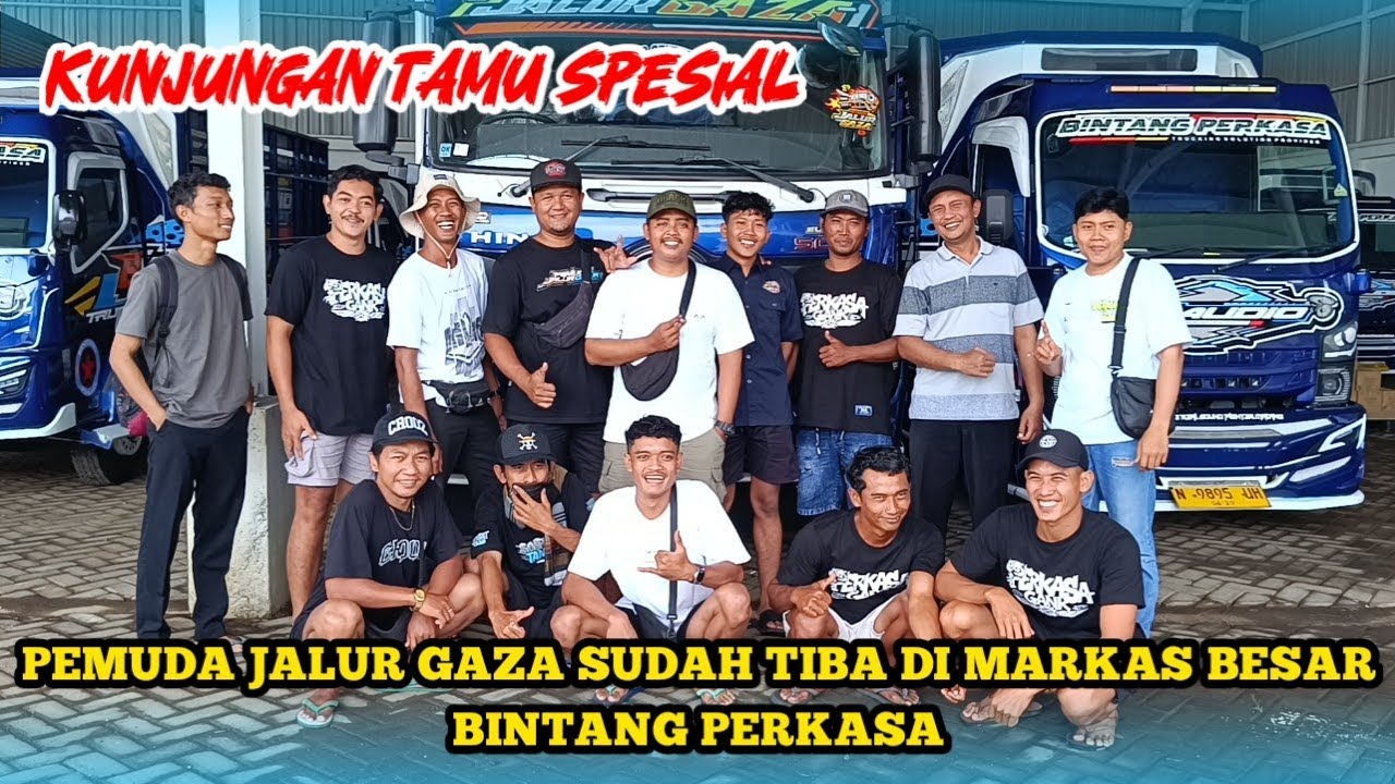 KUNJUNGAN TAMU SPESIAL‼️ PEMUDA JALUR GAZA SUDAH TIBA DI MARKAS BESAR BINTANG PERKASA