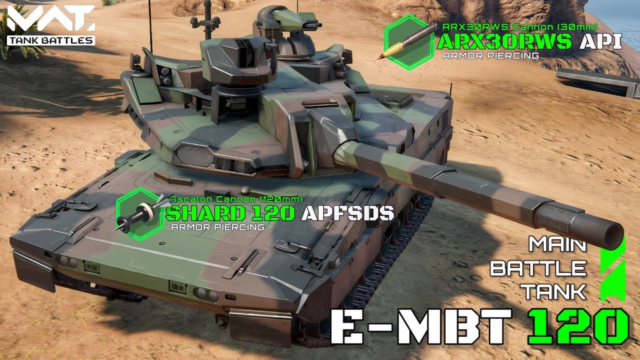 EMBT 120 Newest August VIP Battlepass Vehicle Quick View and Gameplay | MWT Tank Battles