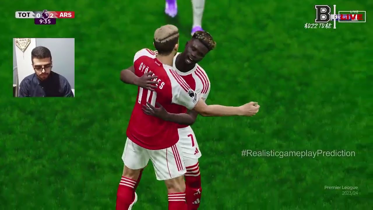 🎮 Arsenal vs Tottenham | Premier League 2026 | Today&rsquo;s Match Simulation PES2021 