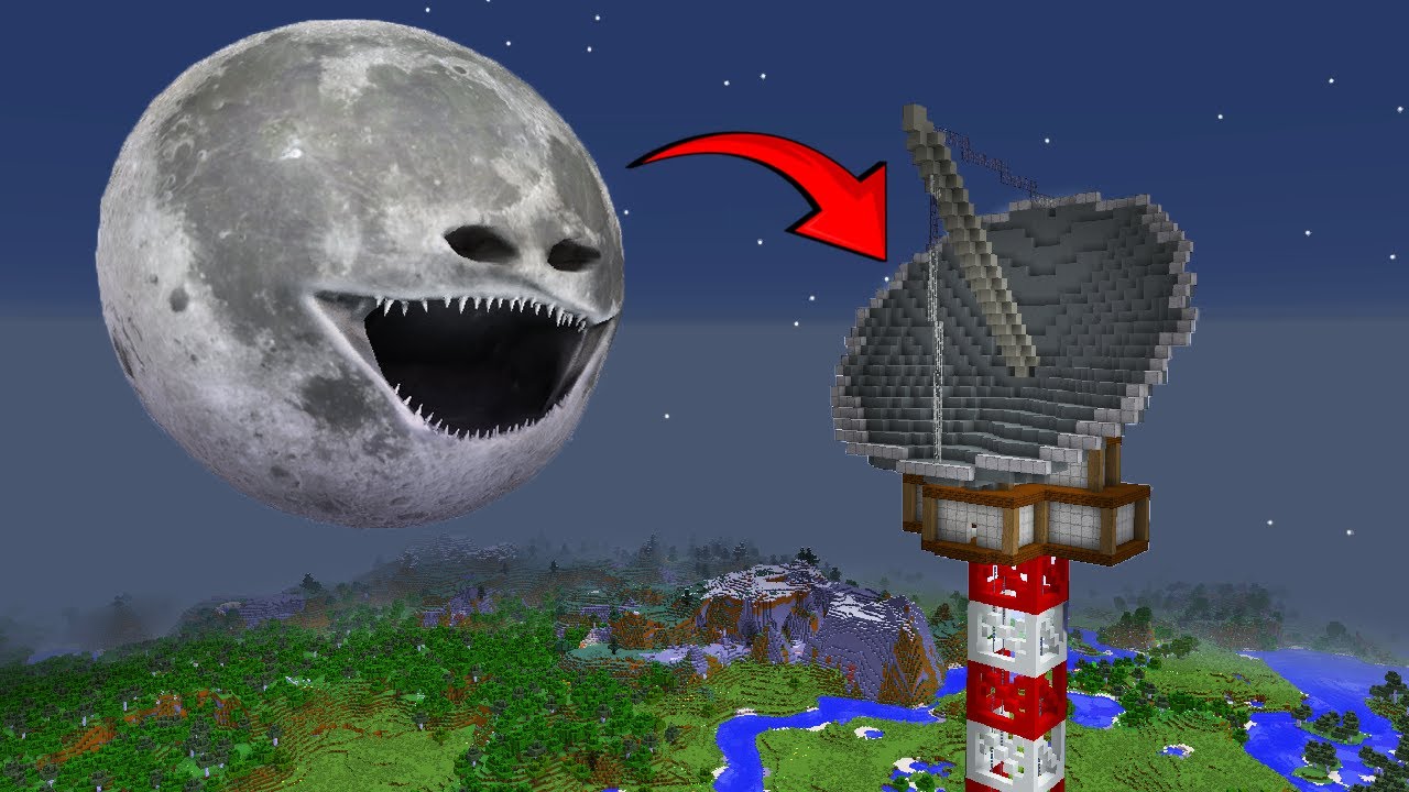 i Found Scary CATNAP 😱 in Minecraft THE MOON WOKE UP | Minecraft Lunar Moon |