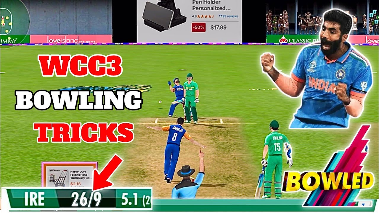 Wcc3 bowling tricks | Wcc3 wicket trick | Wcc 3 wickets trick