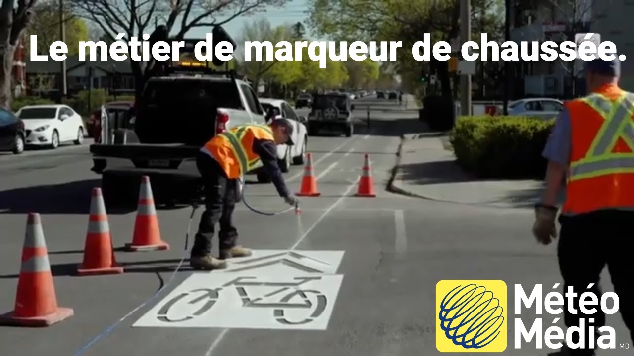 Marqueur de chaussée | Beau Temps ⚡ Mauvais Temps