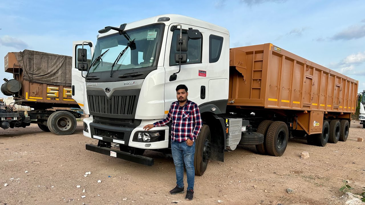 Mahindra Blazo X55 BS6 Phase-2 2024 Tractor Trailer Review महिंद्रा का घोड़ा (Price, Features)
