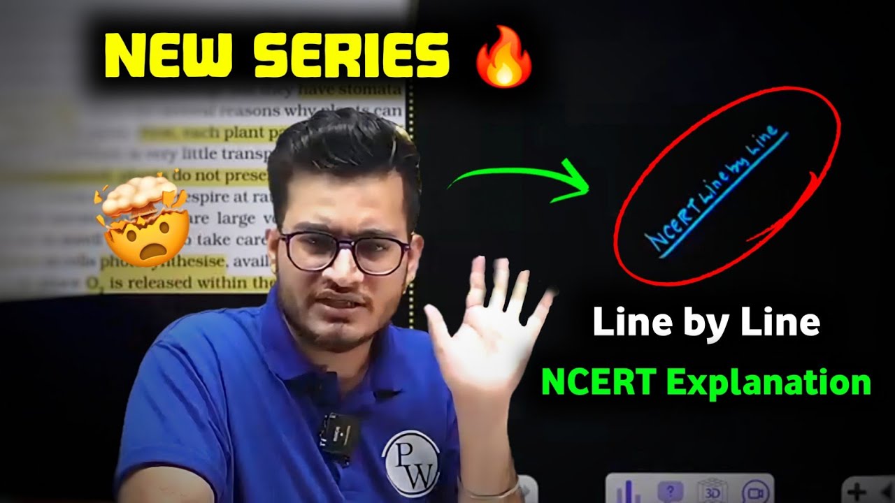 New Series 🔥 NCERT Line by Line Explain 💯 Vipin sir Advice to NEET 2026 Aspirants 😱 #neet2026 #pw