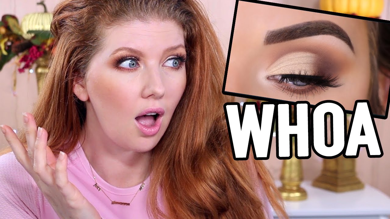 I Tried A Cut Crease Eyeshadow Tutorial with 2 Million Views