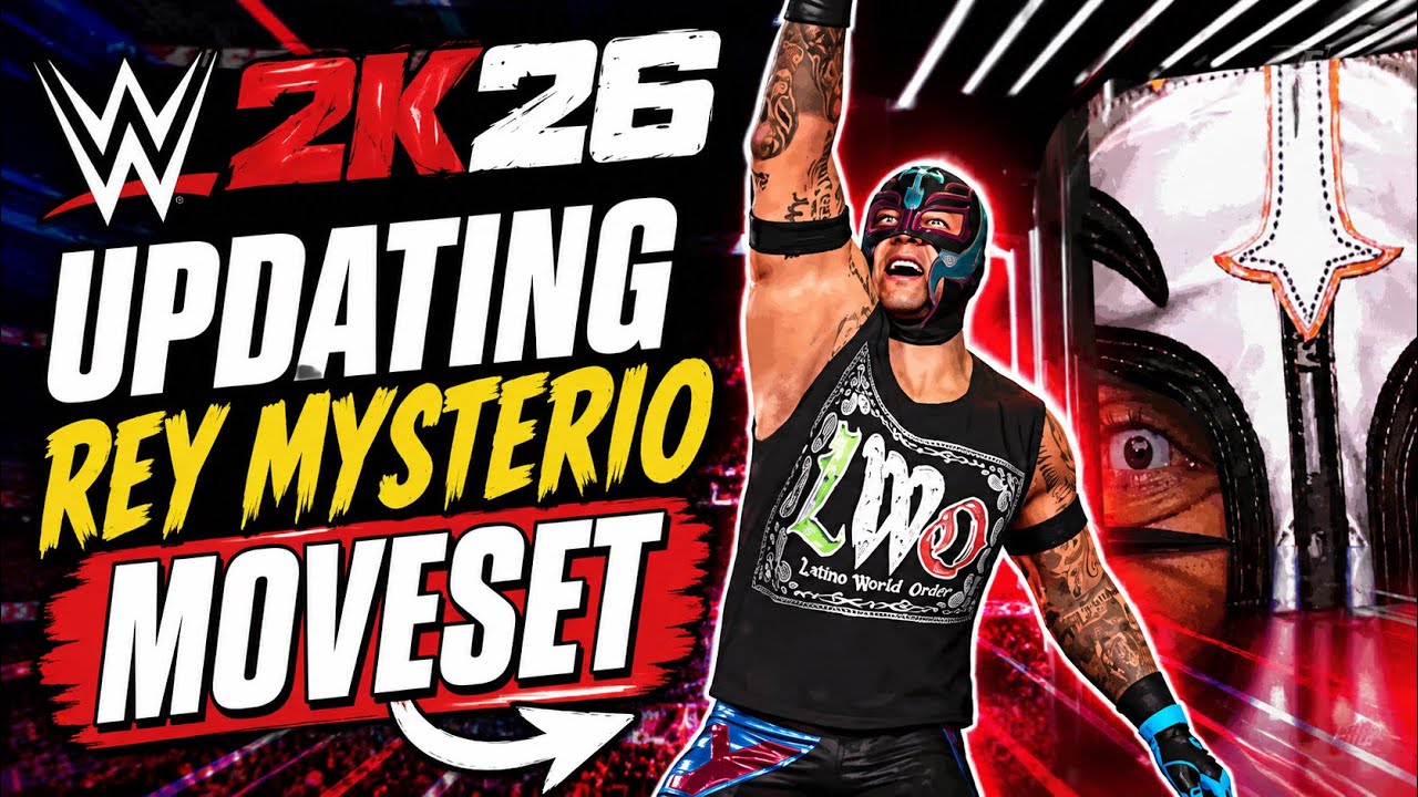 Rey Mysterio Moveset Updates in WWE 2K26!