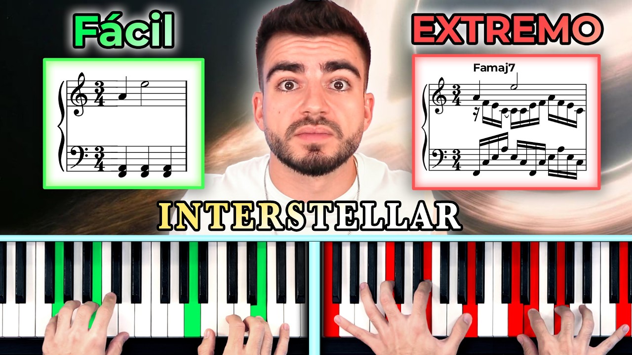 Cómo tocar Interstellar: 5 niveles de dificultad