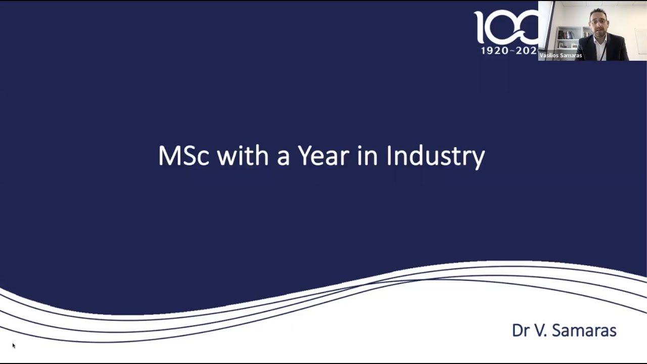 Studying an Engineering MSc with Industry | Swansea University | Webinar