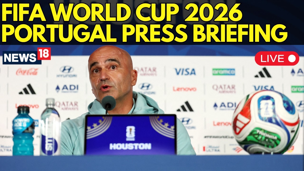 Portugal Press Briefing LIVE | FIFA WORLD CUP 2026 | Cristiano Ronaldo, Bruno Fernandes, Silva |N18G