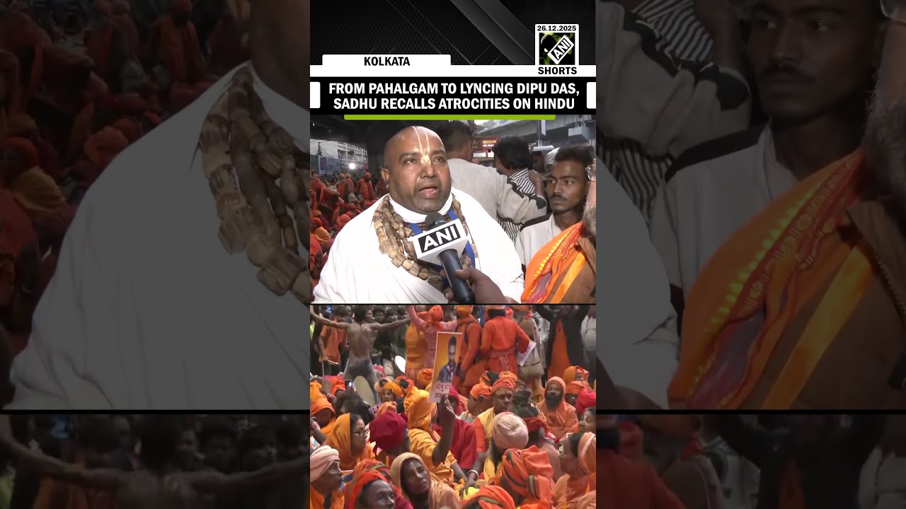 &ldquo;आज हिंदू जाग रहा है&hellip;&rdquo; Sadhu protestor recalls multiple attack on Hindus from Pahalgam to Bangladesh