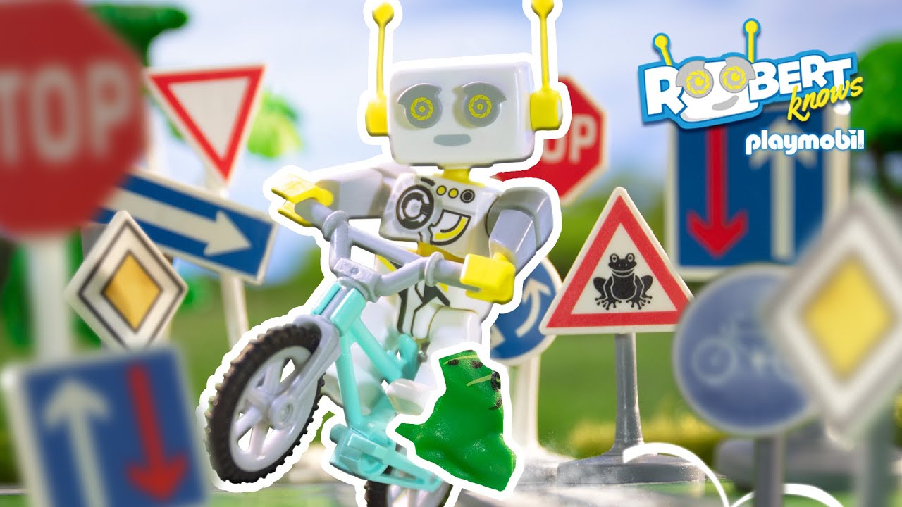 🚲 À quoi faut-il faire attention quand on fait du vélo ?🚴‍♂️ - ROBert sait - PLAYMOBIL en Français