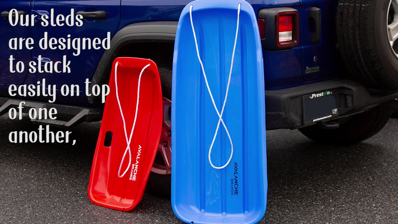Avalanche Brands Saucer & Toboggan Sleds