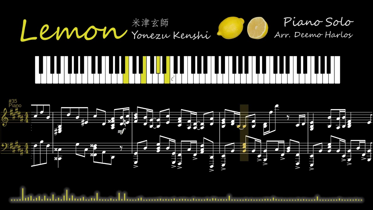 Lemon - 米津玄師 (Yonezu Kenshi) | Piano Arrangement | Harlos Music