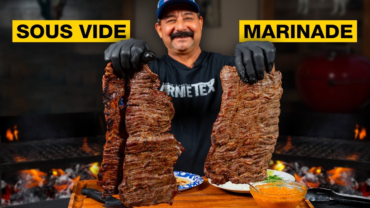 Secrets for Juicy & Tender FAJITAS on the GRILL: Marinade Recipe + Sous Vide