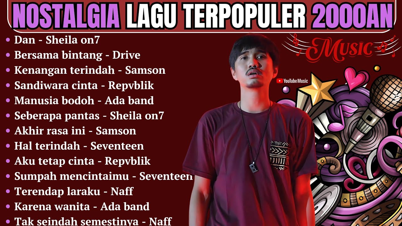 Kompilasi Lagu terpopuler 2000an || lagu 2000an terhits sampai sekarang