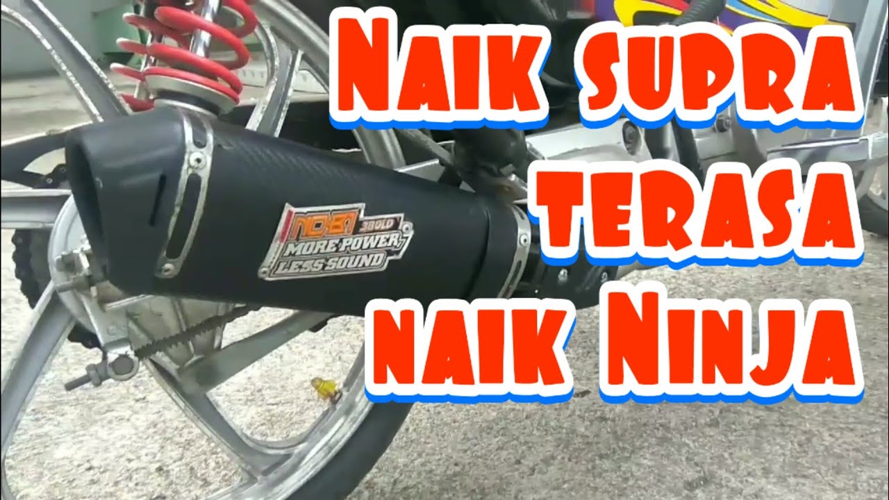 Pasang knalpot nobi / Nob1 di supra 100 + Test Sound | Yusuf MotoBoy