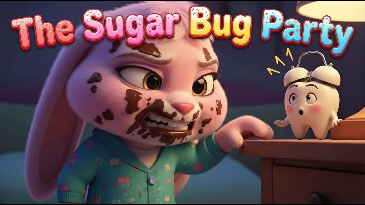 I Swallowed a DISCO BUG?! My Belly floated away! The Sugar Bug Party 🍭🐰( shorts film )