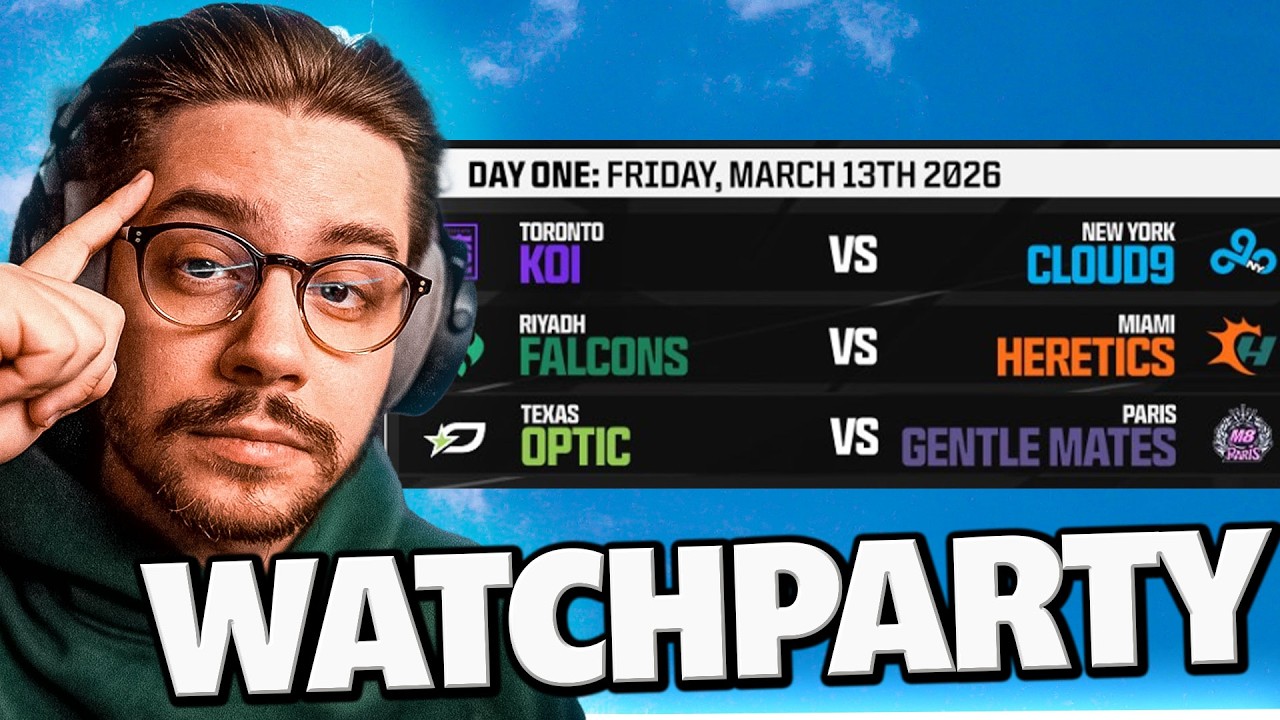 🚨 DEUTSCHE CDL WATCHPARTY! HEUTE OPTIC VS GM8 🚨